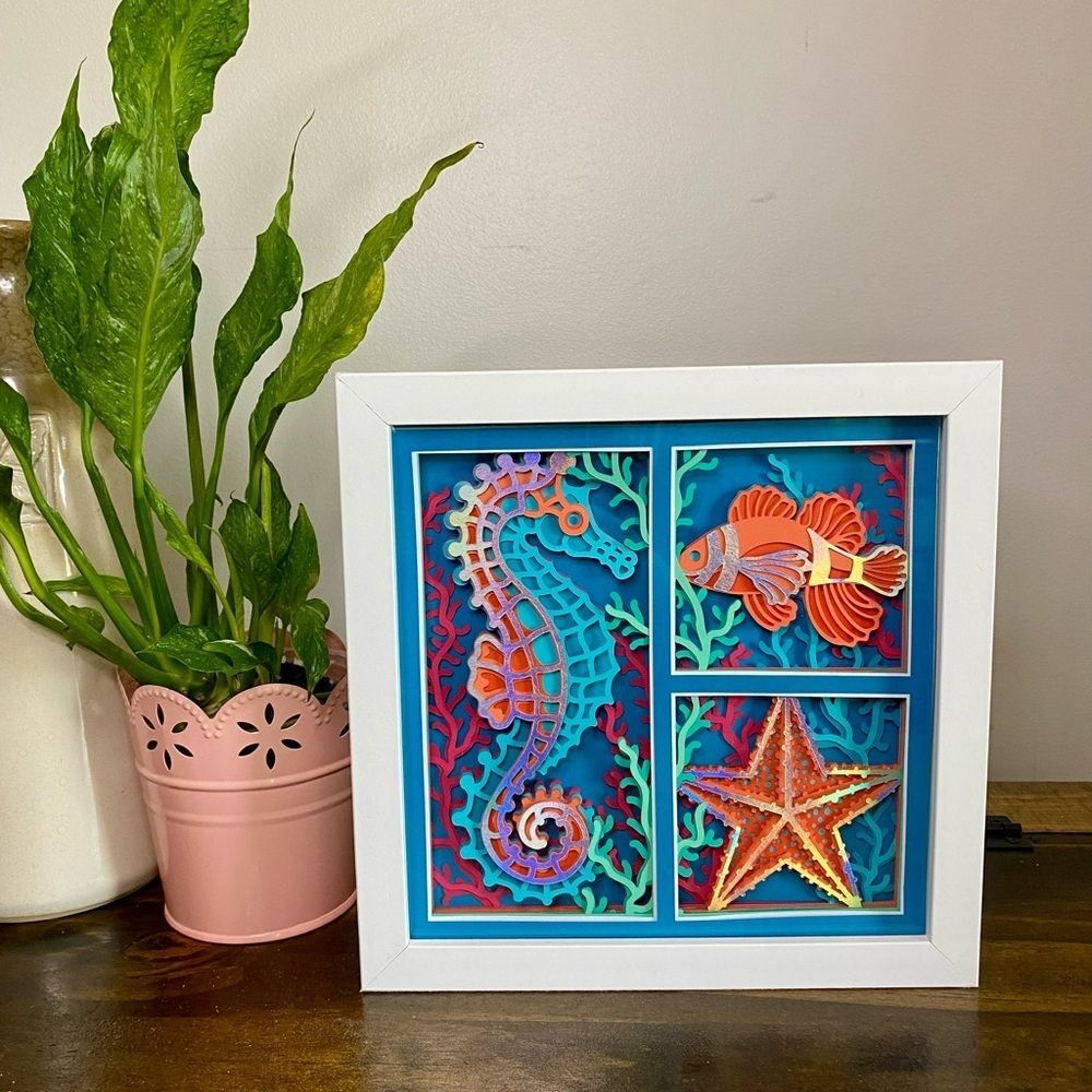3D Sea Shadowbox